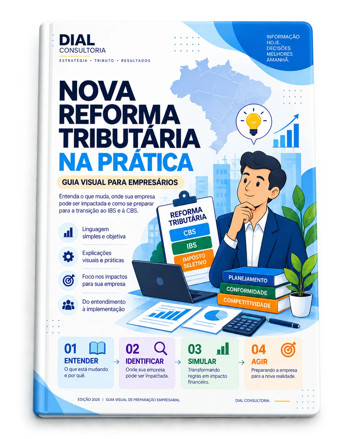 Capa do guia Nova Reforma Tributária na Prática